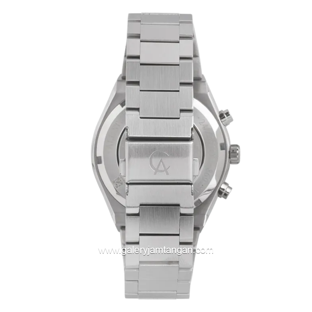 Alexandre Christie Chronograph AC 8697 MC BSSSLRG Dual Tone Dial Stainless Steel Strap