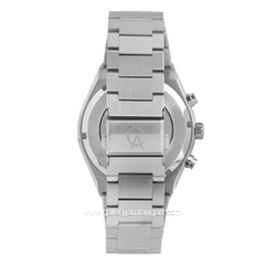 Alexandre Christie Chronograph AC 8697 MC BSSSLRG Dual Tone Dial Stainless Steel Strap