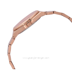 Alexandre Christie AC 8697 LD BRGPN Sapphire Pink Dial Rose Gold Stainless Steel Strap