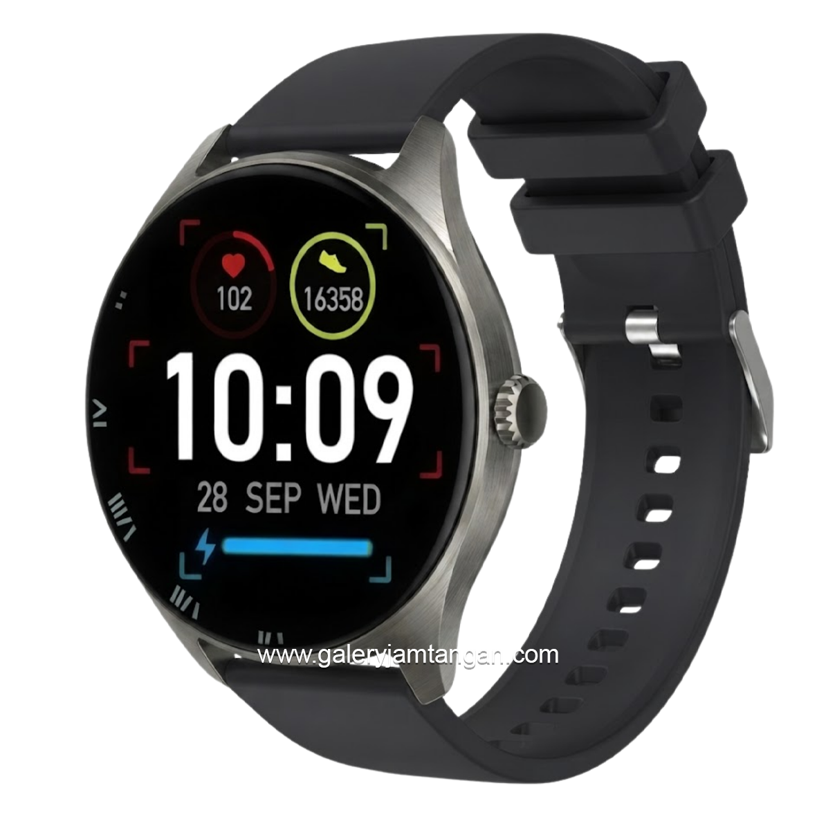 VIVAN SMARTWATCH VWY27 Black Rubber Strap