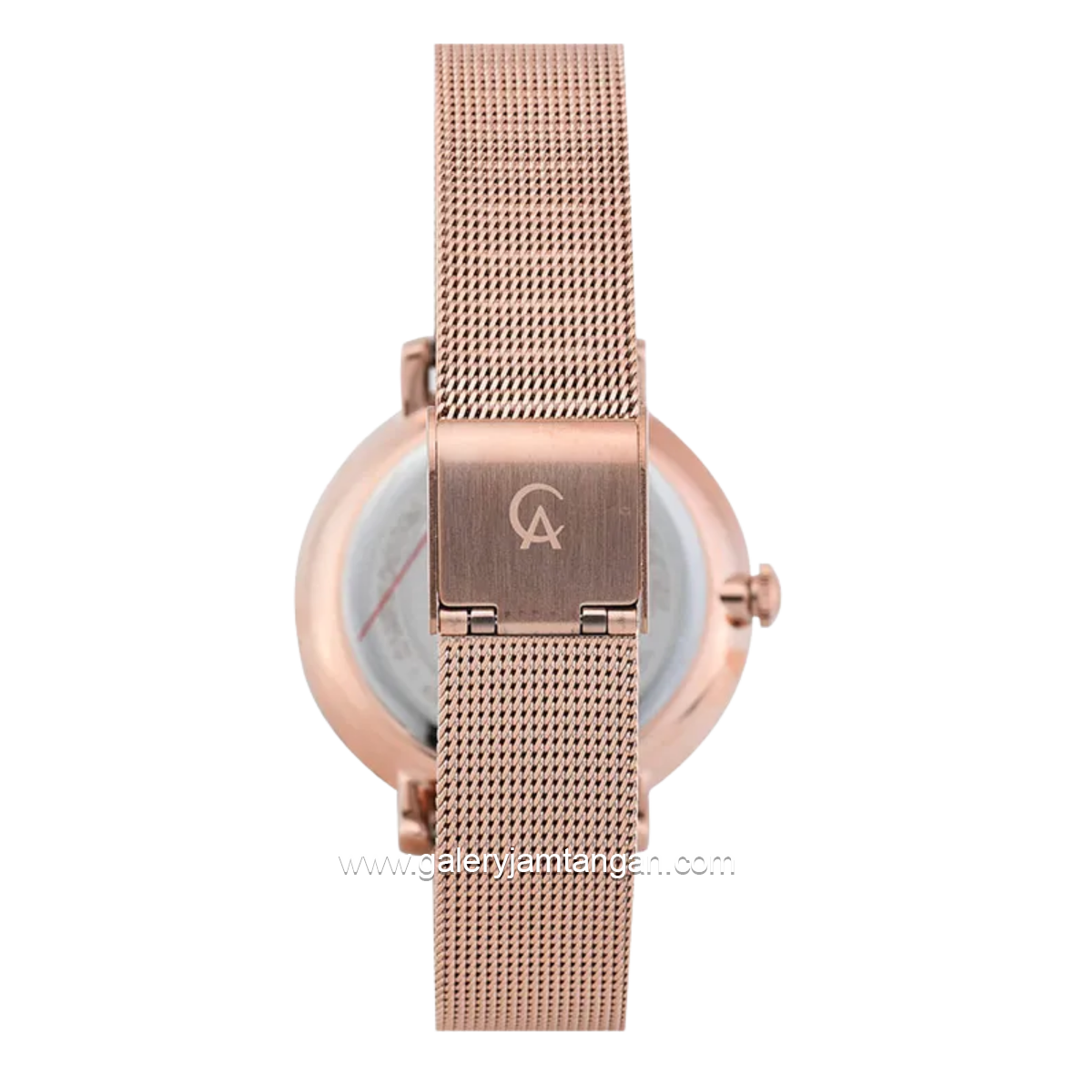 Alexandre Christie Passion AC 2A55 BF BRGSL Silver Dial Rose Gold Mesh Strap