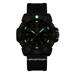 LUMINOX X2.2055 Black List Yellow Genuine Rubber Swiss Made
