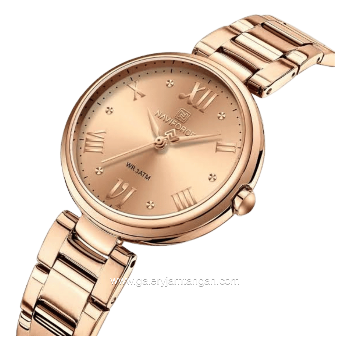NAVIFORCE NF-5030 Full Rosegold Stainless Steel Strap