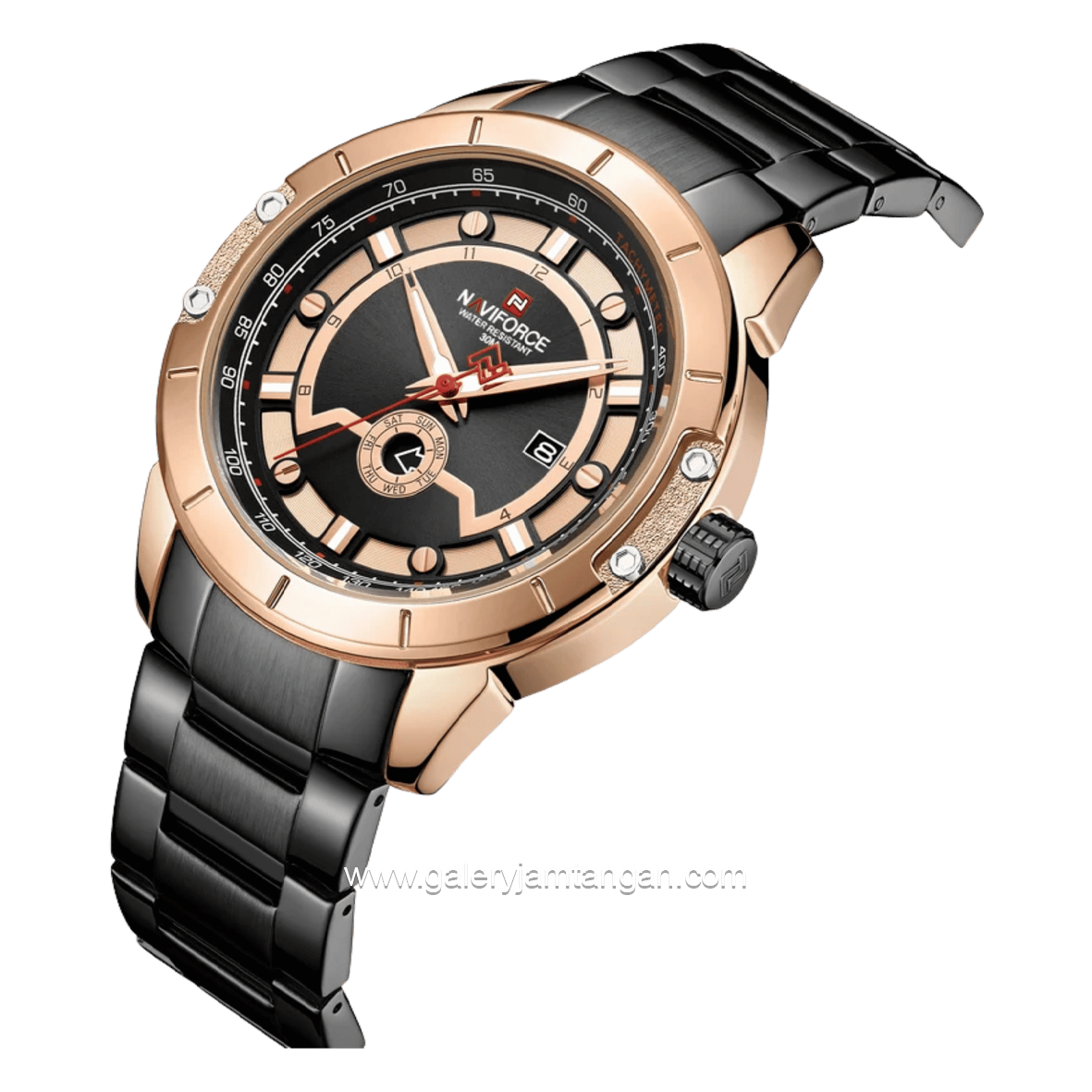NAVIFORCE NF-9166M Automatic Black Rosegold Stainless Steel