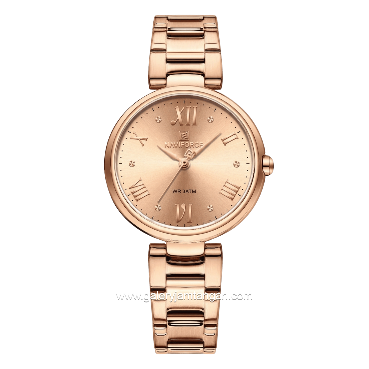 NAVIFORCE NF-5030 Full Rosegold Stainless Steel Strap