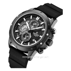 NAVIFORCE NF-8036M Chronograph Full Black Silicone Strap