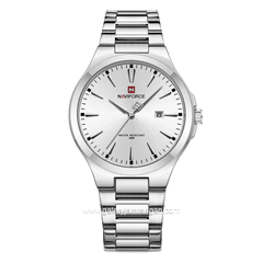 NAVIFORCE NF-9214 Full Silver Stainless Steel