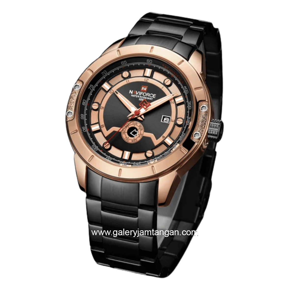 NAVIFORCE NF-9166M Automatic Black Rosegold Stainless Steel