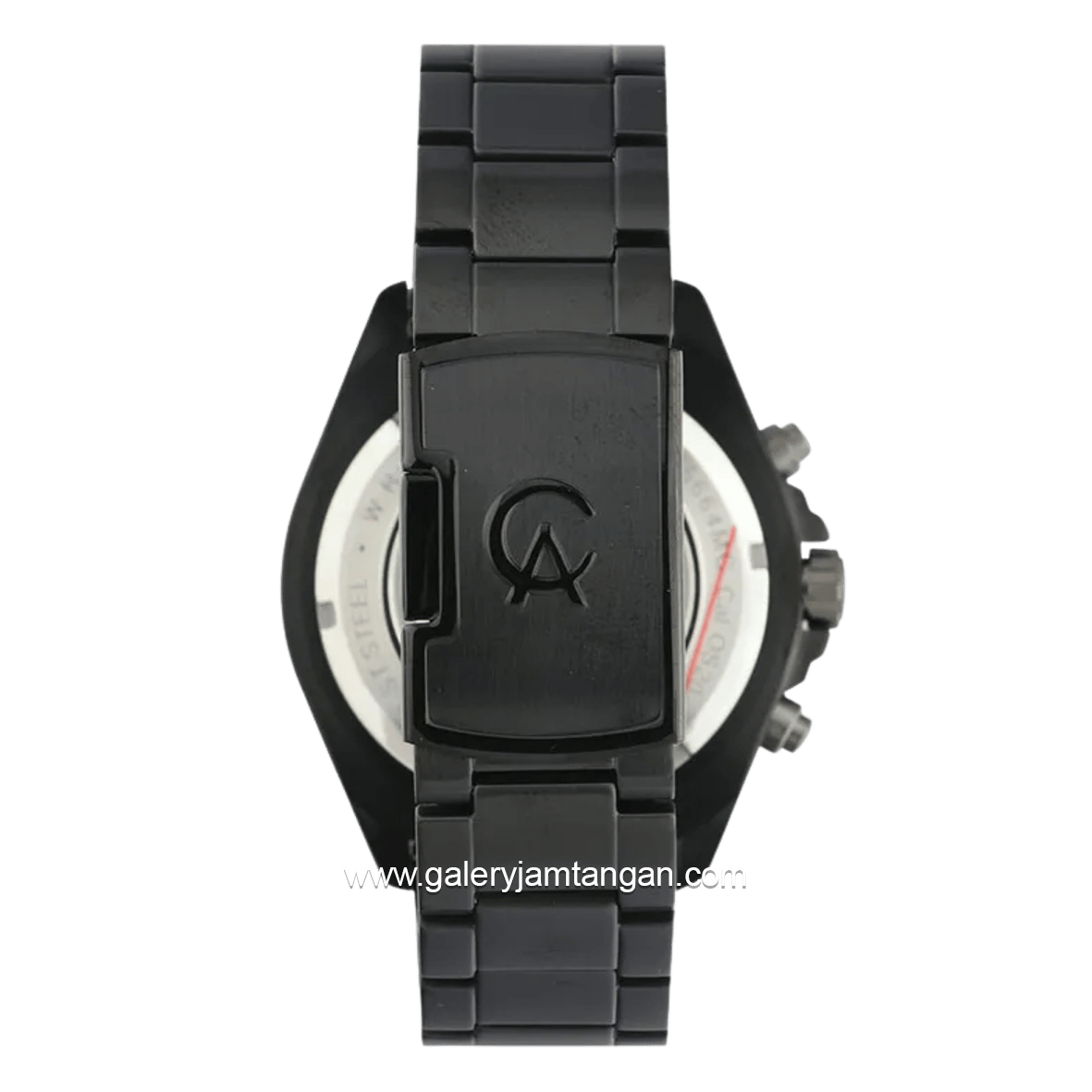 Alexandre Christie AC 6664 MC BGUBU Black Ring Blue Stainless Steel