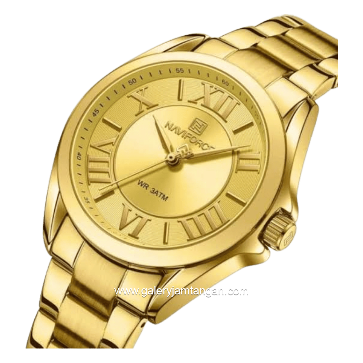 NAVIFORCE NF-5037L Full Gold Stainless Steel Strap
