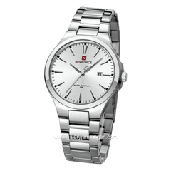 NAVIFORCE NF-9214 Full Silver Stainless Steel