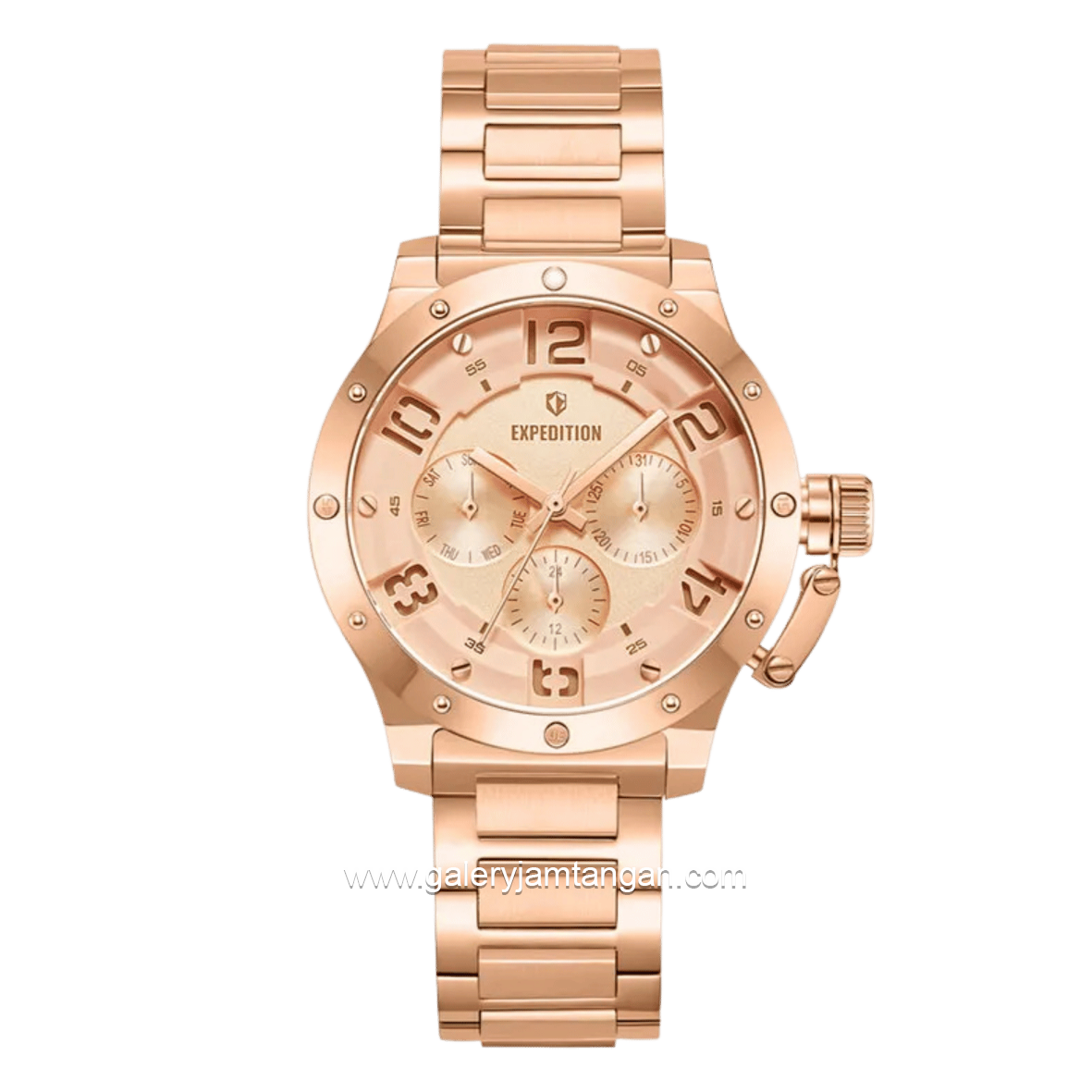 EXPEDITION E 6381 BFBRGLN1 Rosegold Dial Pink Stainless Steel Strap