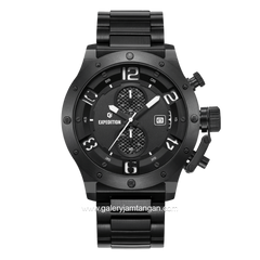 EXPEDITION E 6381 MCBIPBASL1 Chronograph Black Jarum White Stainless Steel Strap