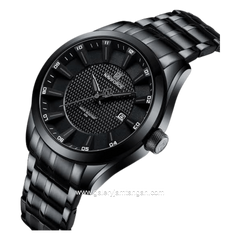 NAVIFORCE NF-8032 Black Hour Marker Grey Stainless Steel