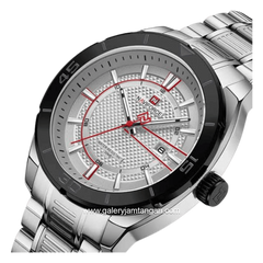 NAVIFORCE NF-9210 Silver Dial White Stainless Steel