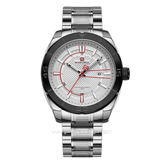 NAVIFORCE NF-9210 Silver Dial White Stainless Steel
