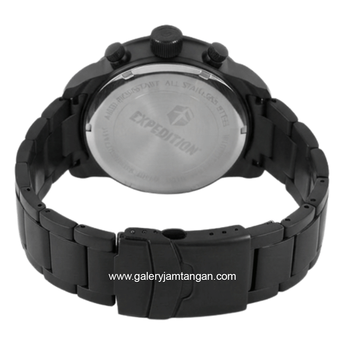 EXPEDITION E 6381 MCBIPBASL1 Chronograph Black Jarum White Stainless Steel Strap