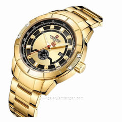 NAVIFORCE NF-9166M Automatic Gold Stainless Steel