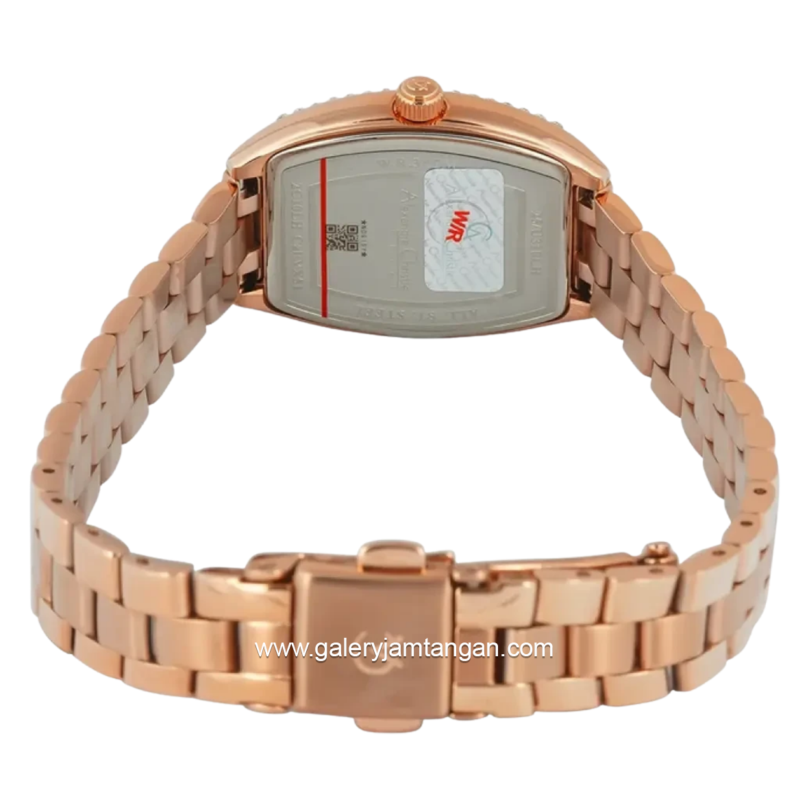Alexandre Christie Passion AC 2C10 LH BRGBO Brown Dial Rose Gold Stainless Steel Strap