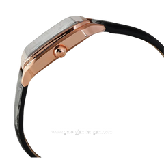 Alexandre Christie Multifunction AC 2B18 BFLRGSLBA Black Rosegold White Leather Strap