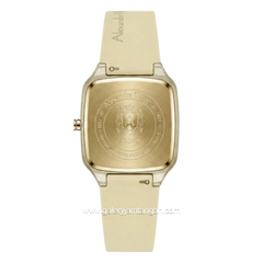Alexandre Christie Passion AC 2A08 LH RRGBG Beige Dial Beige Rubber Strap