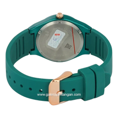 Alexandre Christie Passion AC 2A07 LH RRGDN Green Dial Green Rubber Strap