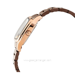 Alexandre Christie Passion AC 2454 LDBROBORG Brown Dial Brown Stainless Steel Strap