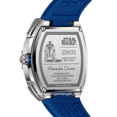 Alexandre Christie X Star Wars AC 6629 BCRRD1 R2-D2 Edition Blue Rubber Limited Edition