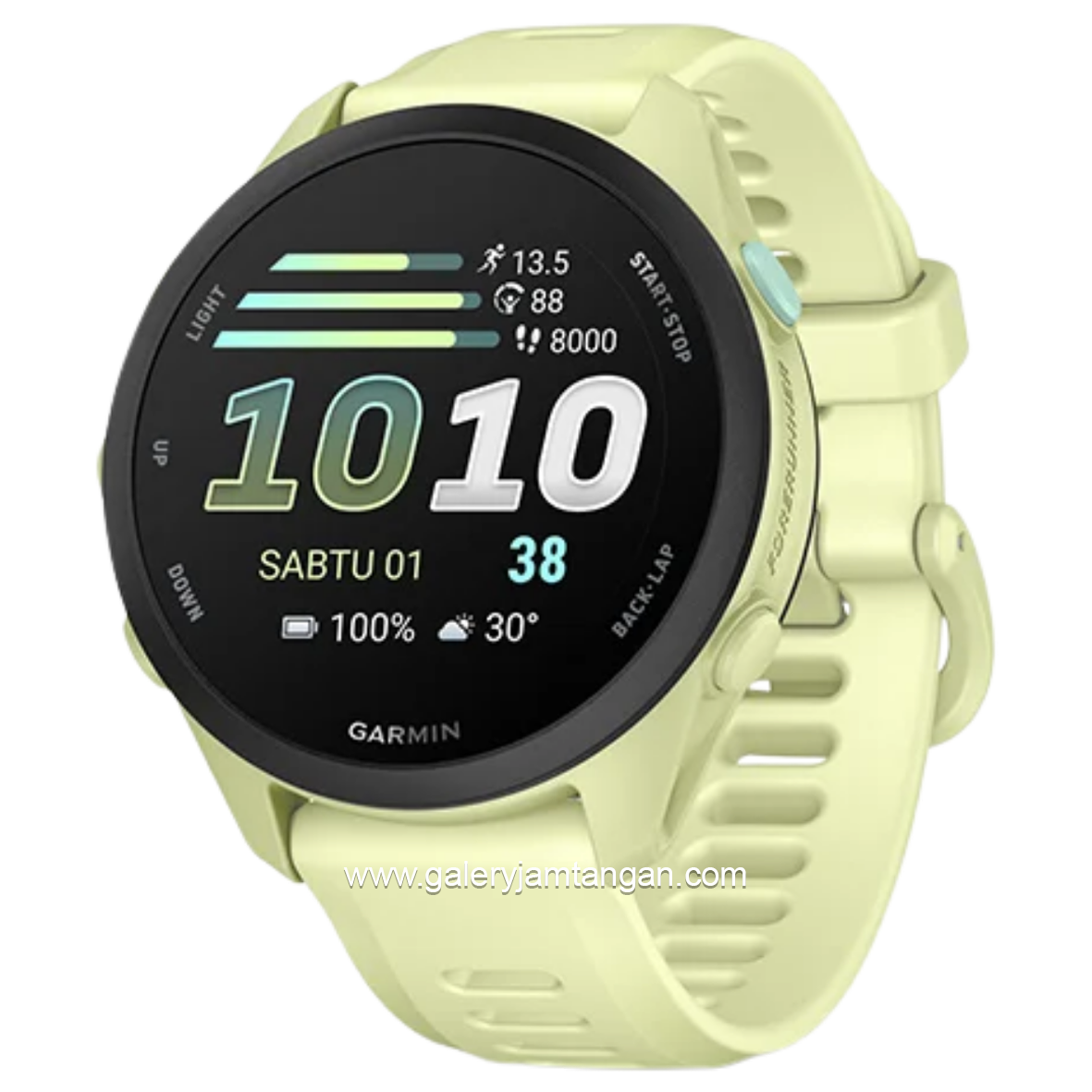 GARMIN FORERUNNER F70 Citron Smartwatch Silicone Strap
