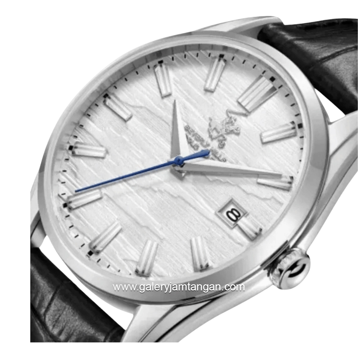 BEVERLY HILLS POLO CLUB BP3811X.331 Black Leather Strap