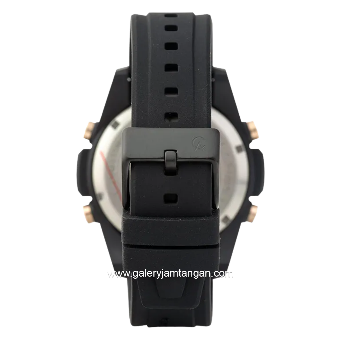 Alexandre Christie AC 9371 MHRIPBARG Black List Rosegold Rubber Strap