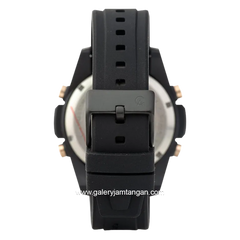 Alexandre Christie AC 9371 MHRIPBARG Black List Rosegold Rubber Strap