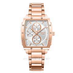 Alexandre Christie AC 6376 BF BRGSLRG Silver Dial Rose Gold Stainless Steel Strap