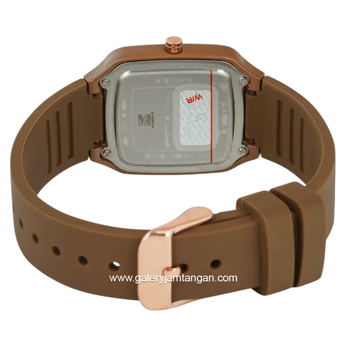 Alexandre Christie Passion AC 2A08 LH RRGDB Brown Dial Brown Rubber Strap