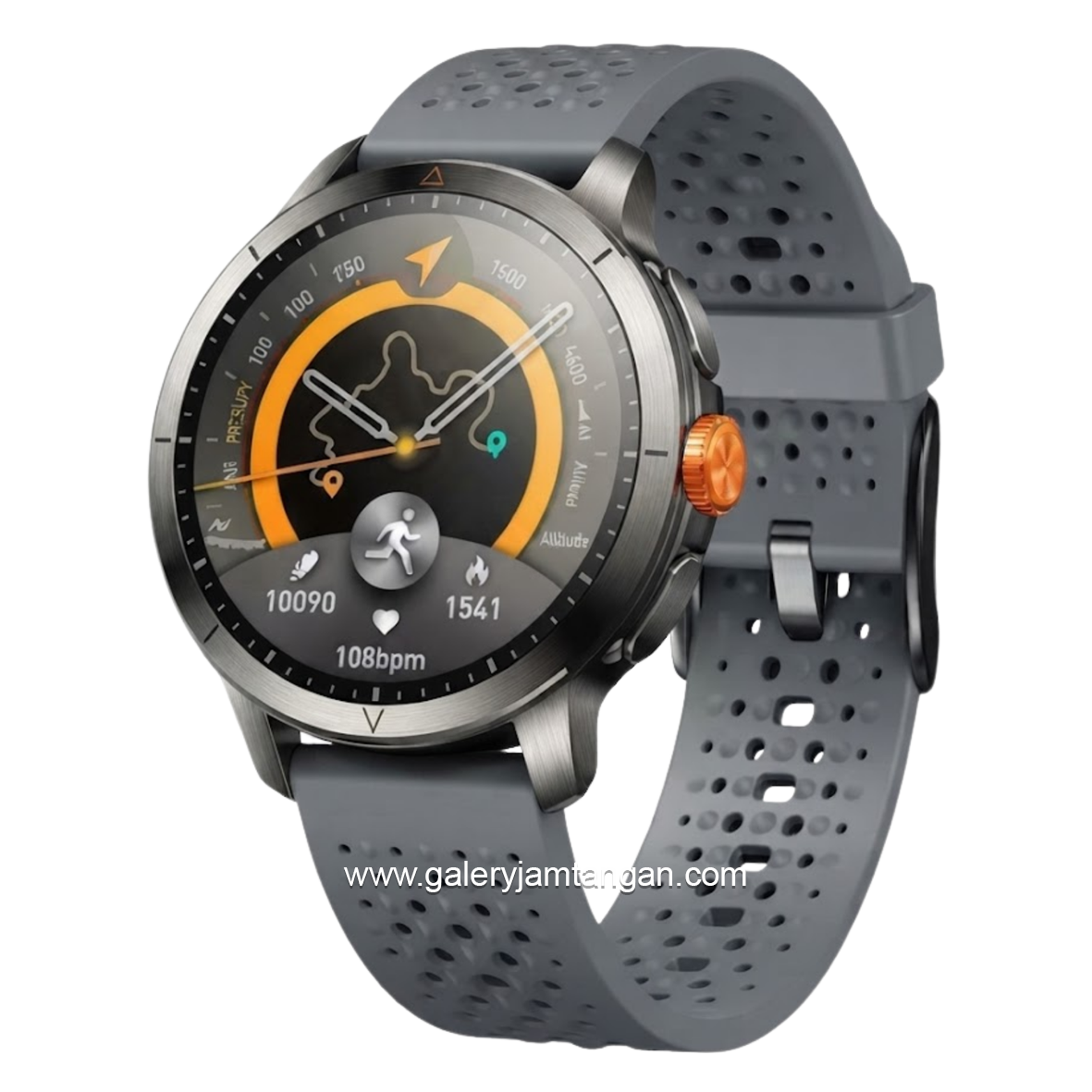 VIVAN SMARTWATCH VWY G2 5ATM GPS Black Rubber Strap