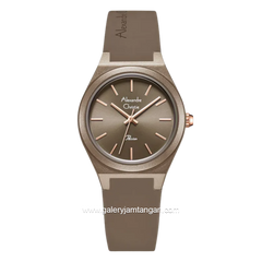 Alexandre Christie Passion AC 2A07 LH RRGDB Brown Dial Brown Rubber Strap