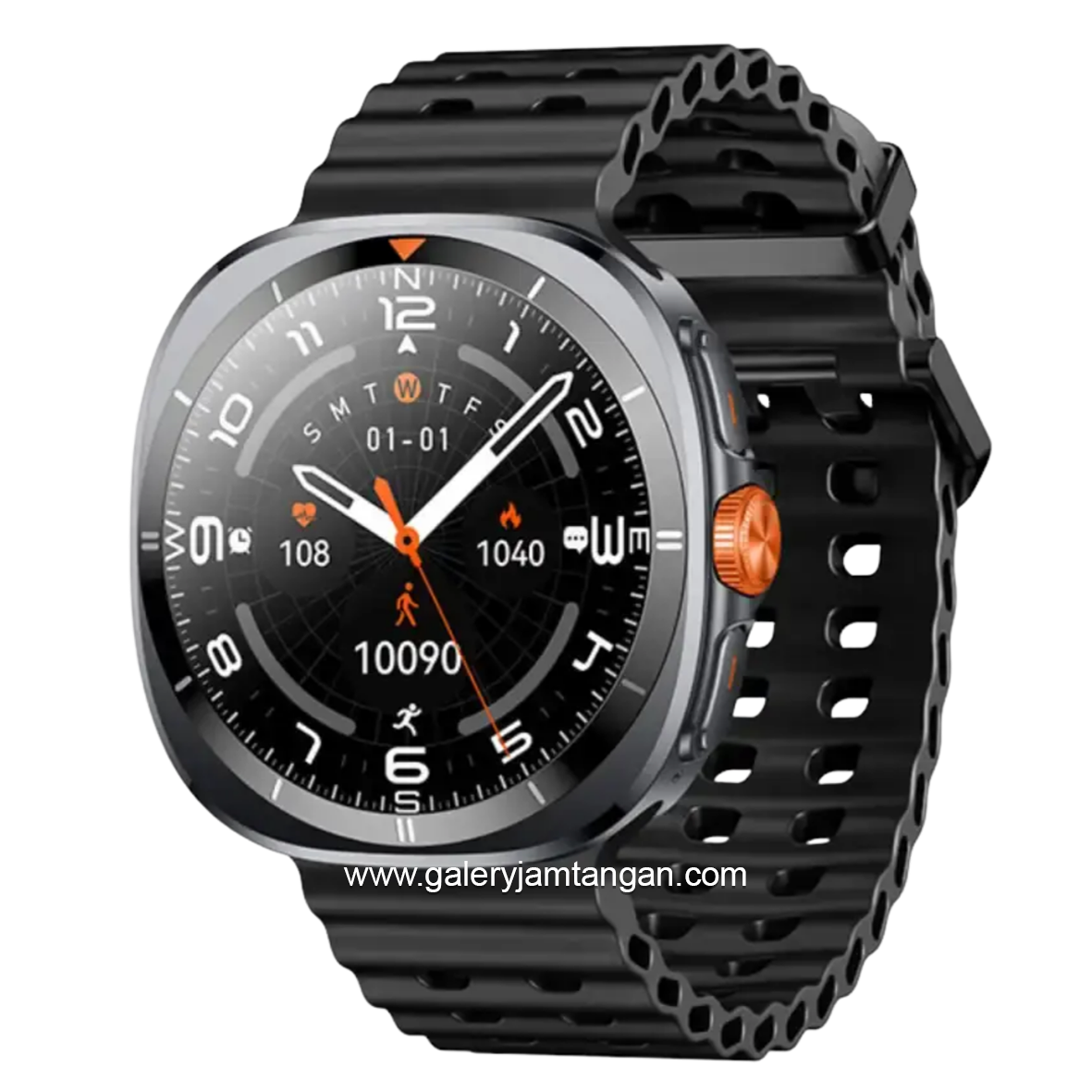 VIVAN SMARTWATCH VWY S1 Black Rubber Strap
