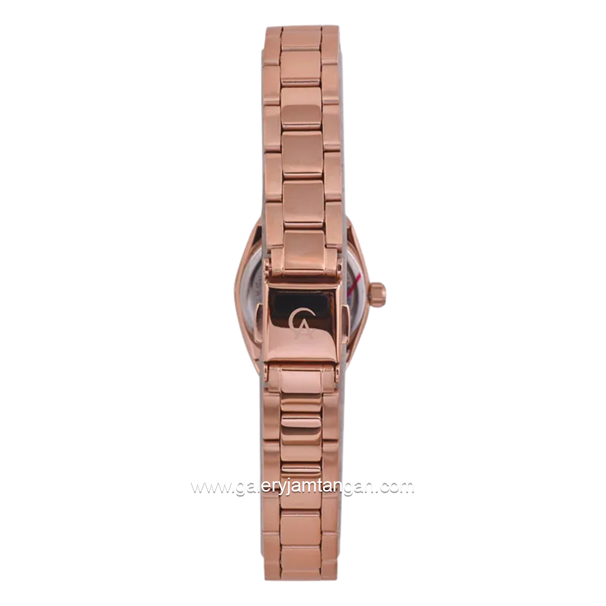 Alexandre Christie Passion AC 2B67 LH BRGRE Red Dial Rose Gold Stainless Steel Strap