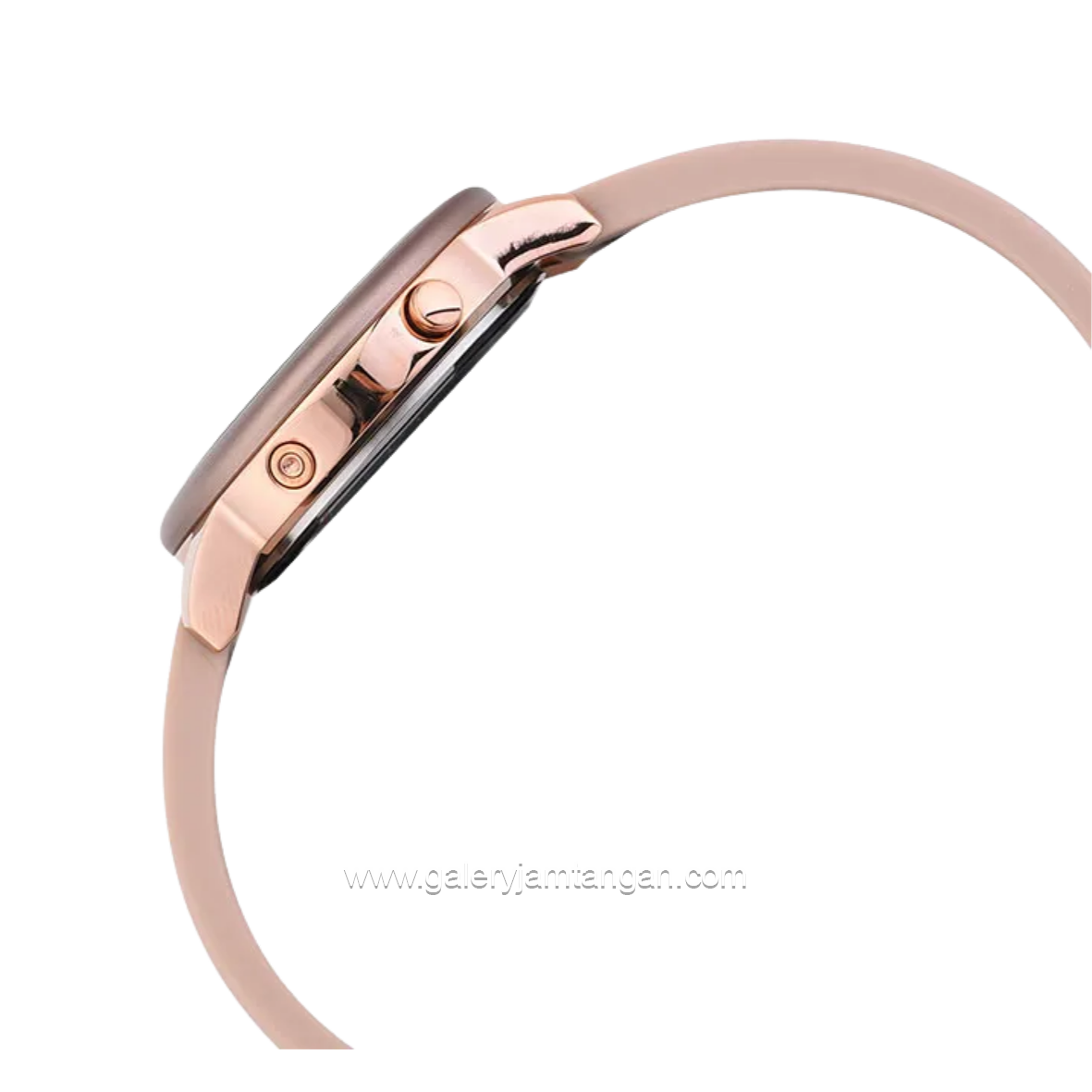 Alexandre Christie Digi AC 9393 LH RRGPNBA Digital Dial Light Pink Rubber Strap