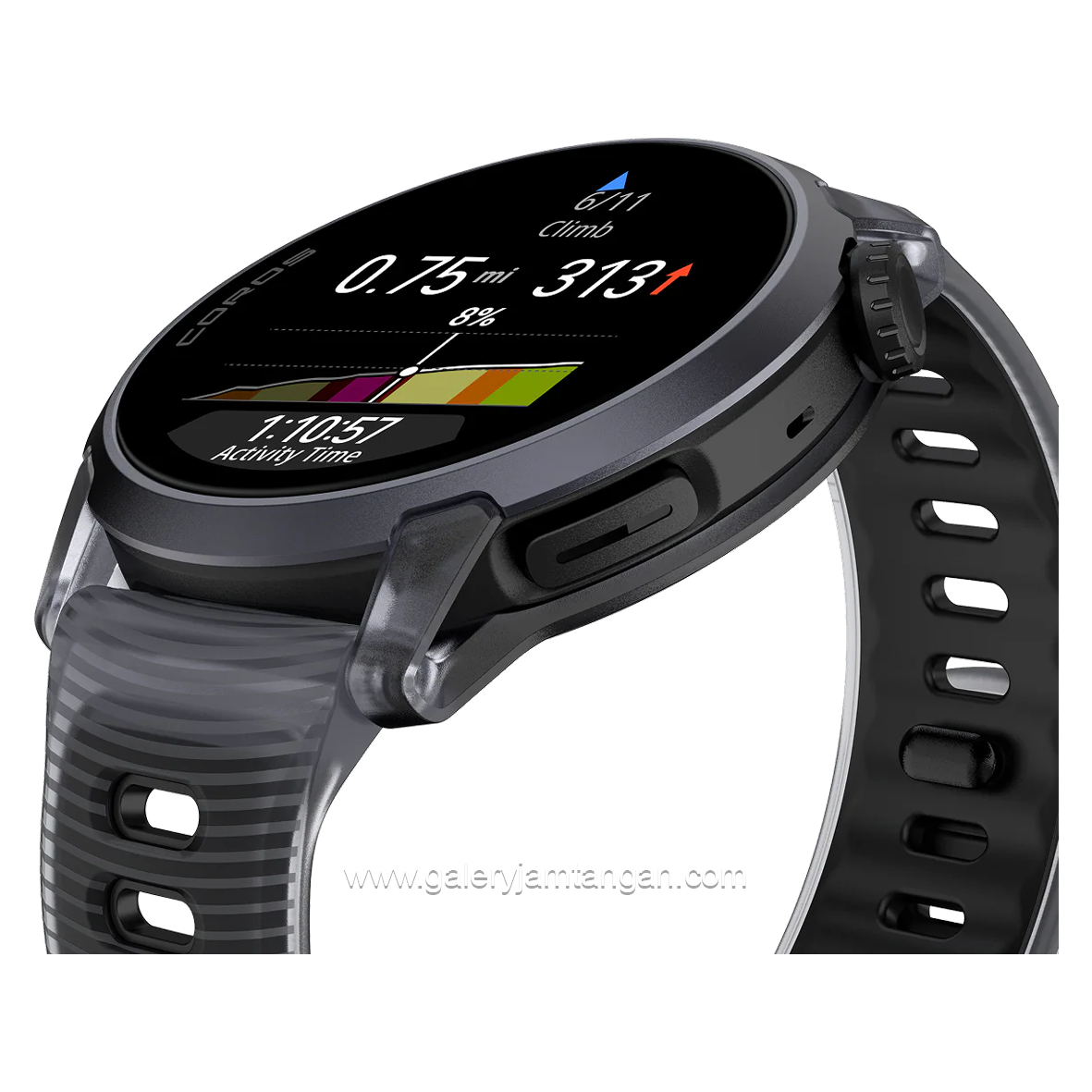 Coros Pace 4 GPS Black Silicone Strap