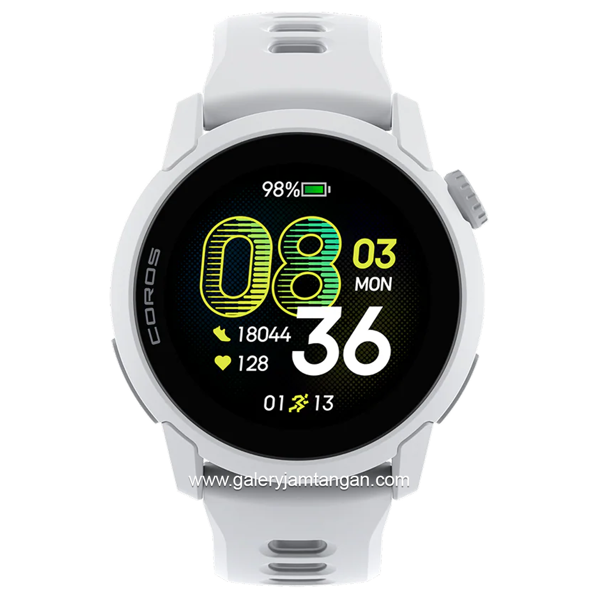 Coros Pace 4 GPS White Silicone Strap
