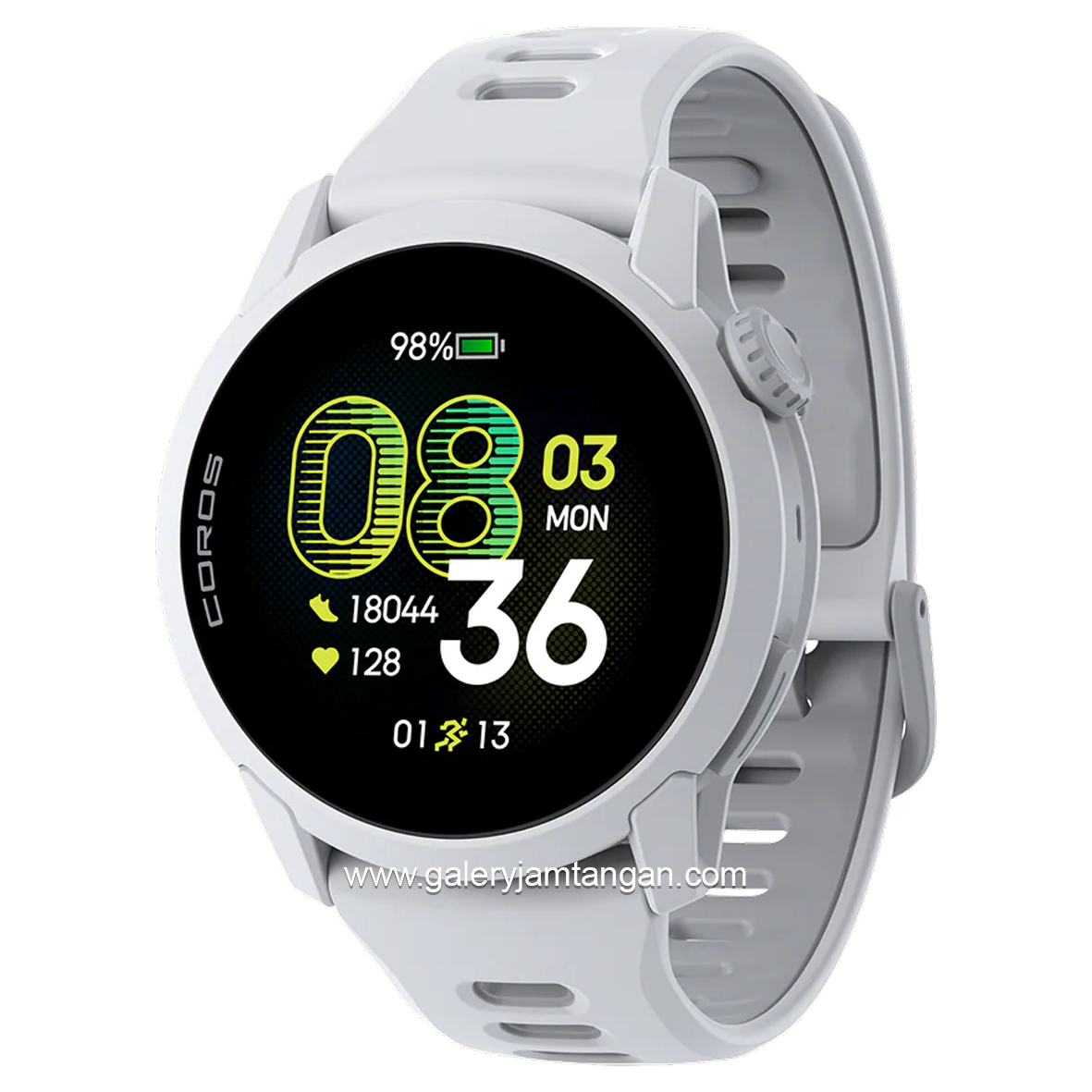 Coros Pace 4 GPS White Silicone Strap