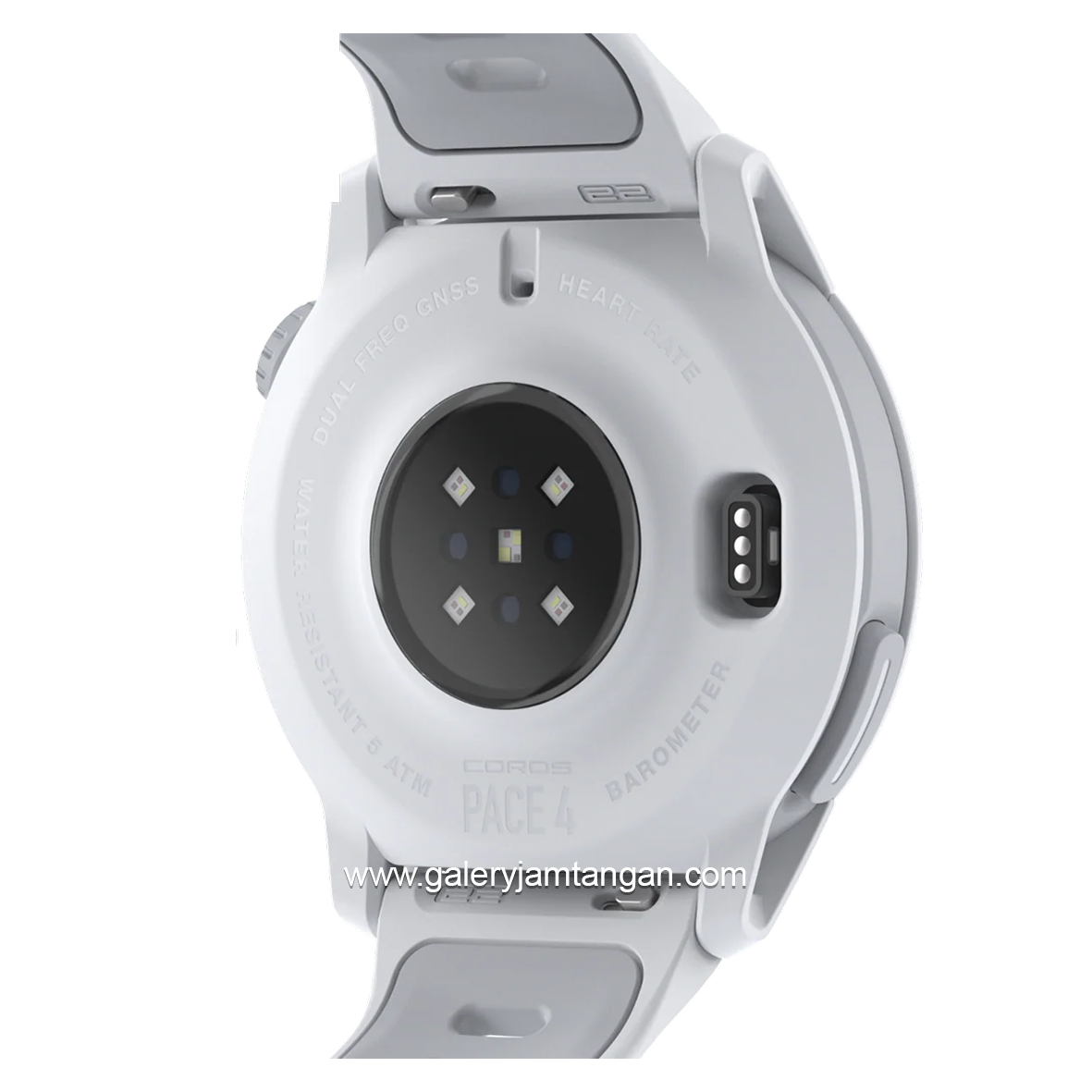 Coros Pace 4 GPS White Silicone Strap