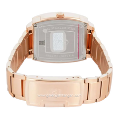 Alexandre Christie AC 6376 BF BRGSLRG Silver Dial Rose Gold Stainless Steel Strap