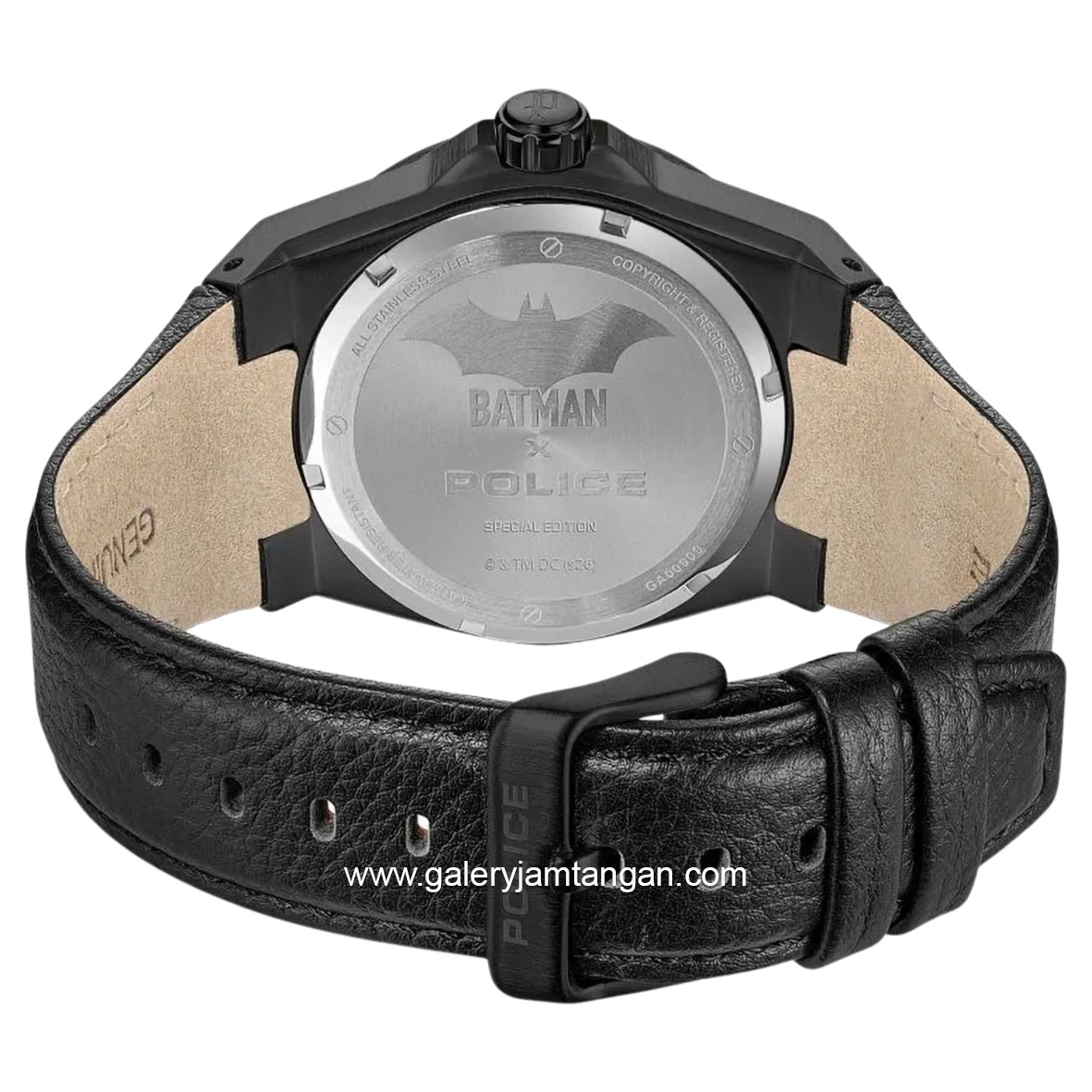 POLICE BATWING PEWGA0090005-SET SE Leather Strap