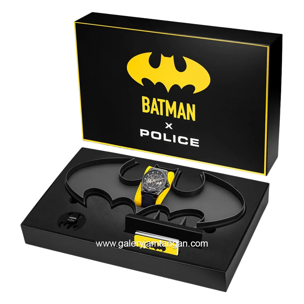 POLICE BATWING PEWGA0090005-SET SE Leather Strap