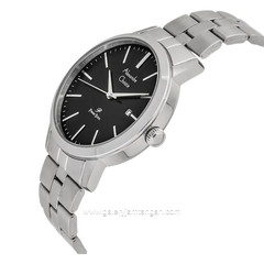 Alexandre Christie Primo Steel AC 1007 MD BSSBA Men Black Dial Stainless Steel Strap