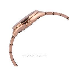 Alexandre Christie AC 8701 LD BRGGN Rosegold Dial Green Stainless Steel Strap
