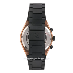 Alexandre Christie Chronograph AC 8697 MC BBRBA Black Dial Black Stainless Steel Strap