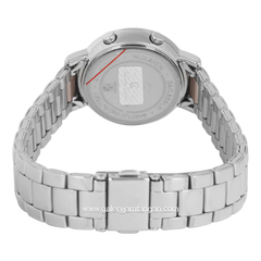 Alexandre Christie Digi AC 9497 LH BSSLG Smoke Grey Digital Dial Stainless Steel Strap